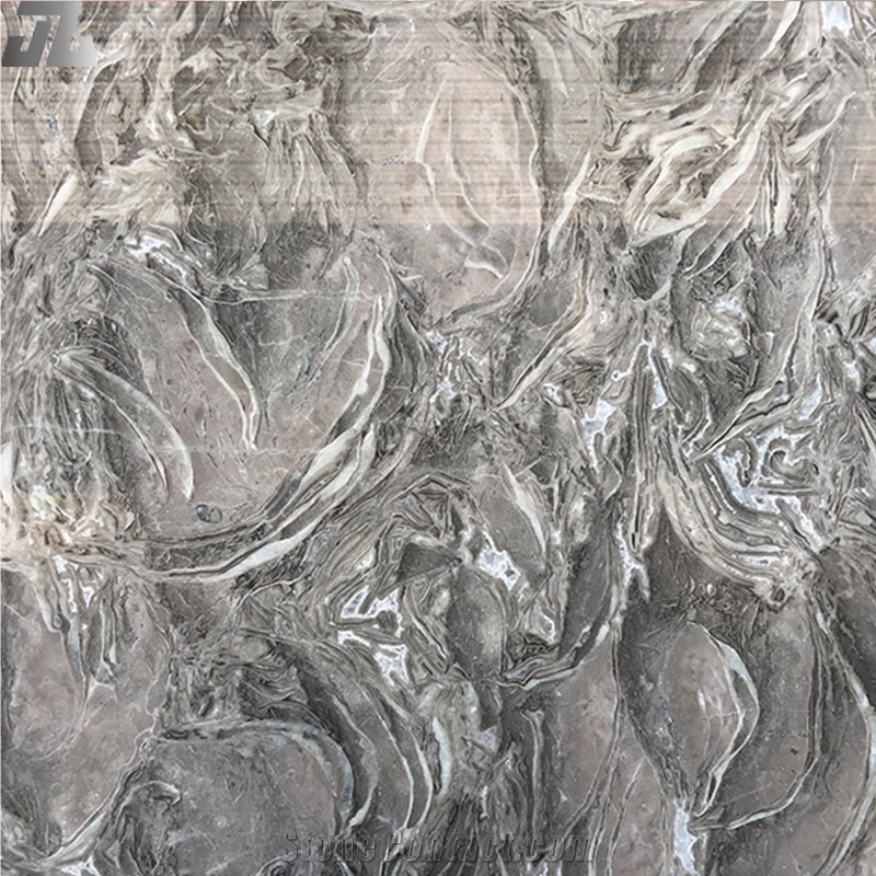 Oscar Beige Flower Marble Slabs For Interiors