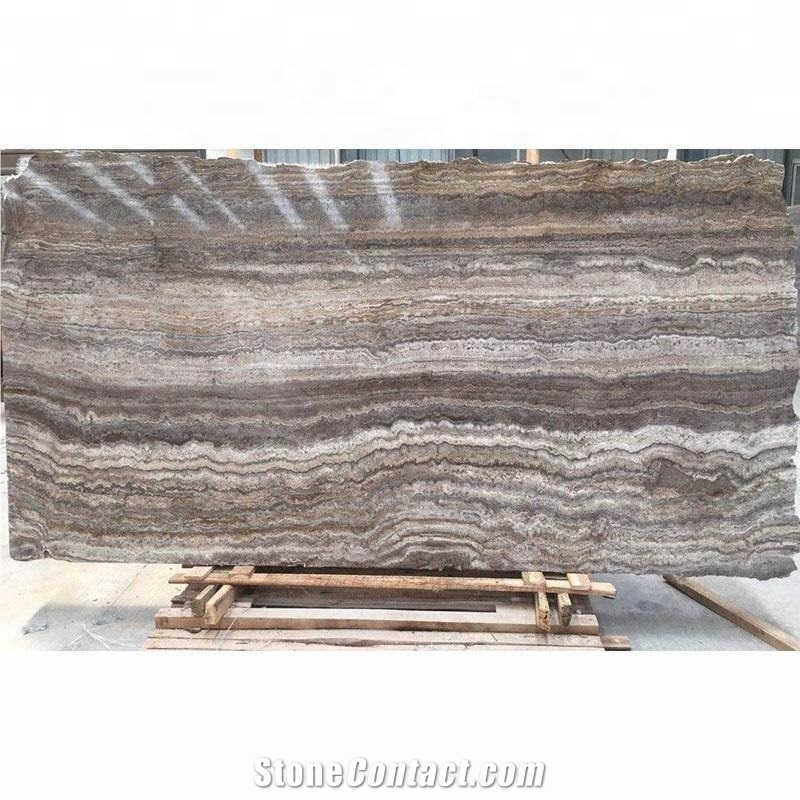 Polished China Natural Grey Marble Slabs