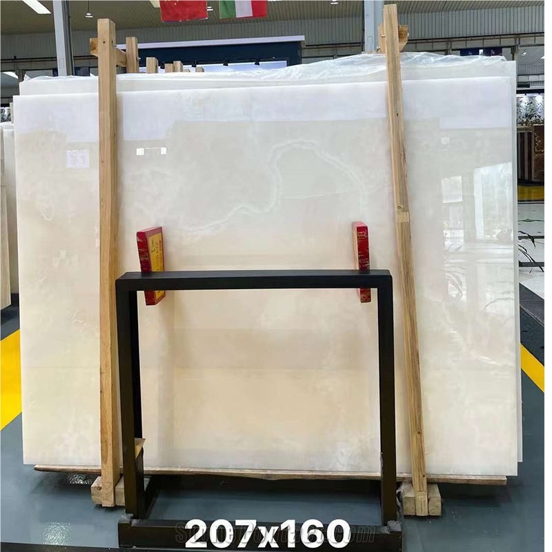 Pure White Jade Onyx Tile