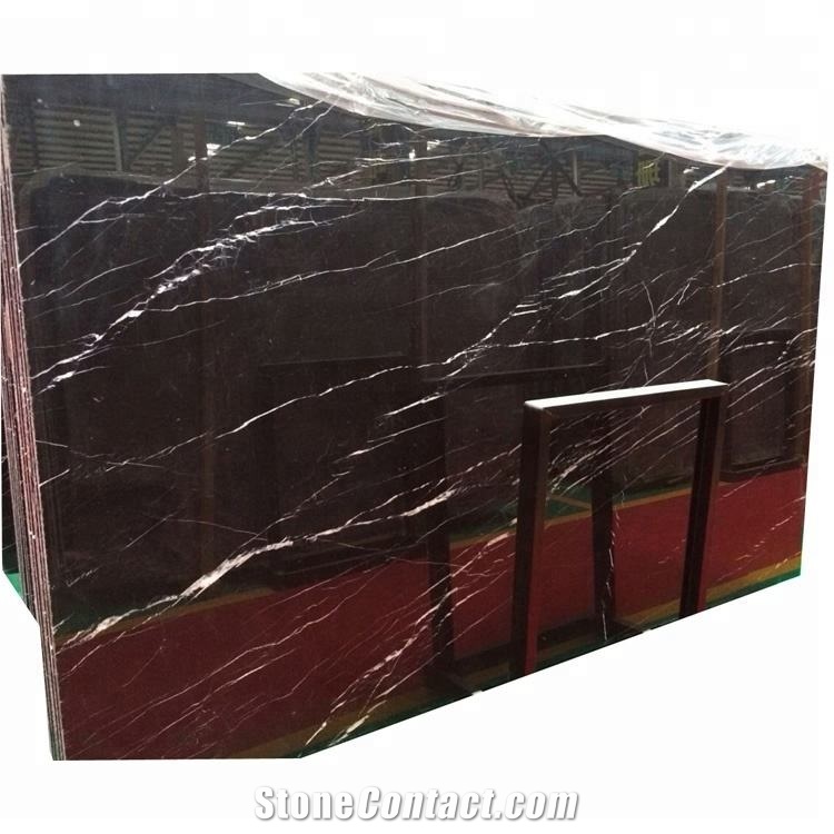 Tunisian Nero Aziza Elegant Black Natural Marble Slabs