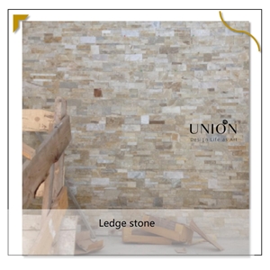 UNION DECO 18X35cm Stacked Stone Thin Slate Veneer For Wall