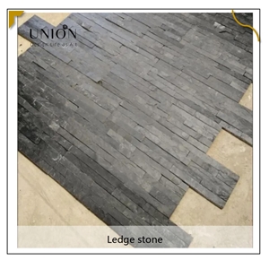 UNION DECO Black Slate Exterior Wall Cladding Stone Veneer