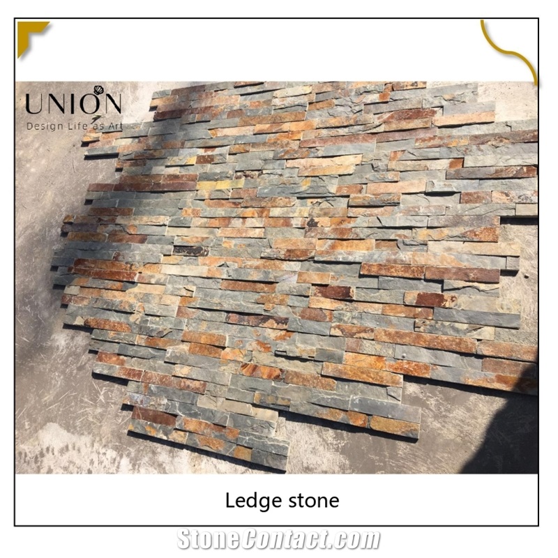 UNION DECO Multicolor Panel Natural Cultured Stone Veneer