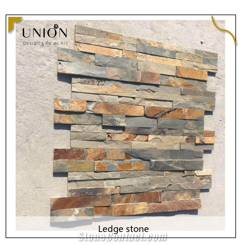 UNION DECO Multicolor Panel Natural Cultured Stone Veneer