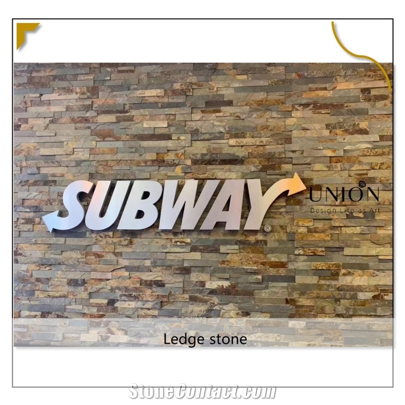 UNION DECO Multicolor Panel Natural Cultured Stone Veneer