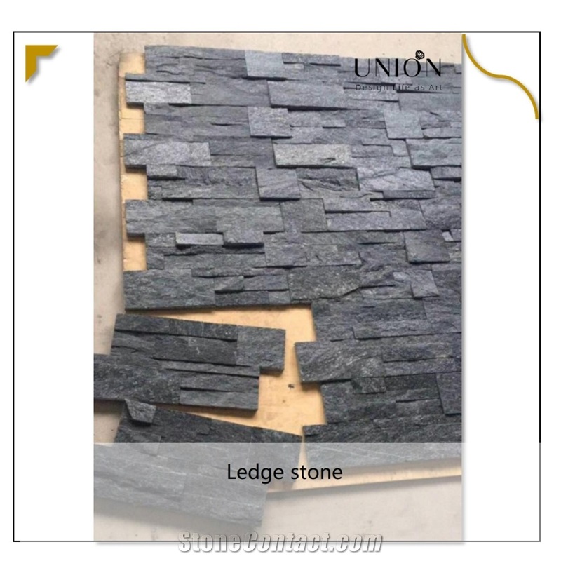 UNION DECO Wall Decorative Stacked Stone Panel Nature Quartzite