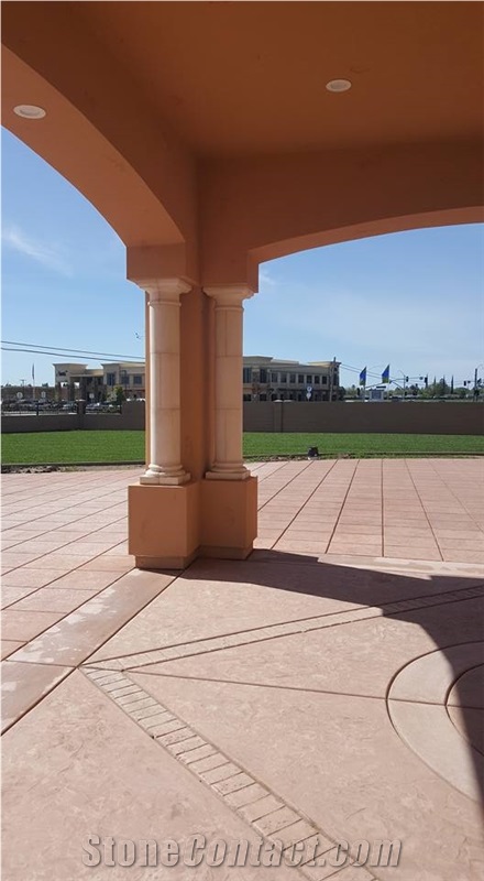 Architectural Ppre Cast Stone Collumns