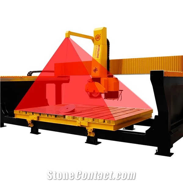 Wanlong Stone Machinery 5 Axis CNC Stone Cutting Bridge Saw Machine