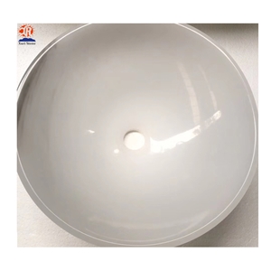 Customized China Han White Marble Bathroom Sinks