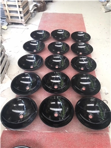 Customized China Nero Marquina Marble Wash Basin