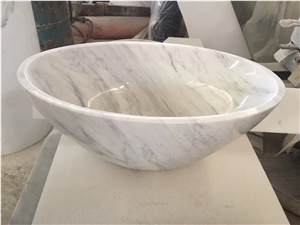 Volakas White Marble Sinks