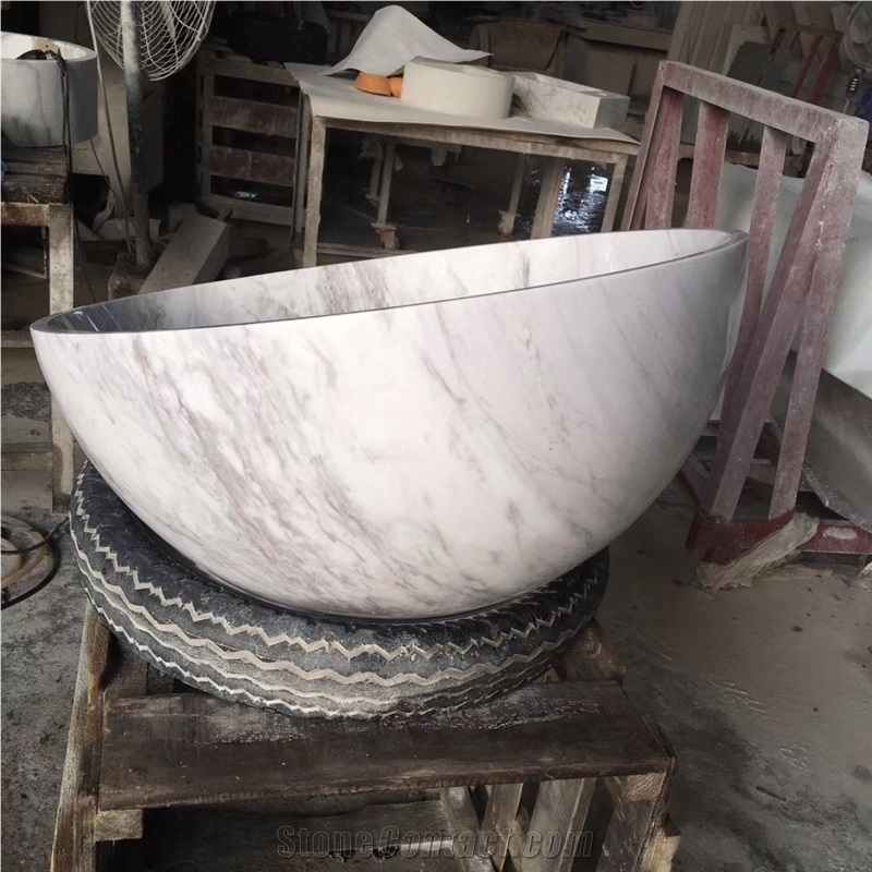 Volakas White Marble Sinks