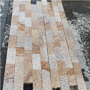 G682 Yellow Granite Pavers 3Cm Flamed