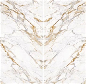 Laurent Gold Black Double Side Slabs Sintered Stone