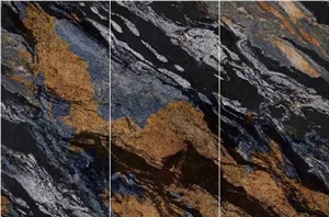 Sand Gold Sintered Stone Triplet Pattern Tiles