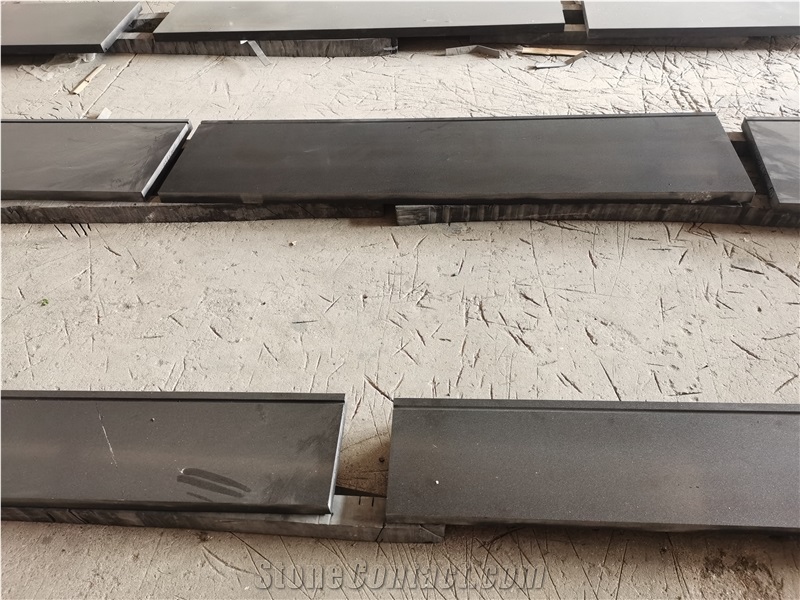 Chinese Absolute Black Granite Steps & Tiles