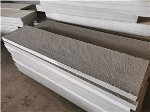 Sichuan Black Sandstone Flamed Steps And Treads For USA