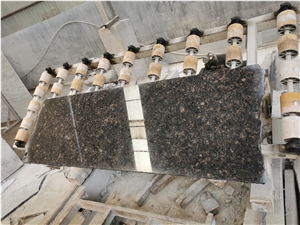 Tan Black Granite Slabs High Polished