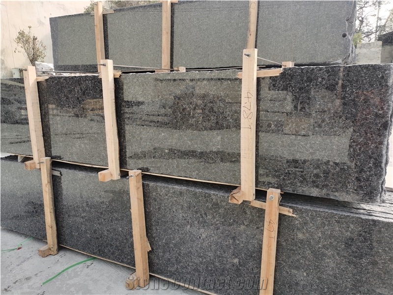 Tan Blue Granite Slabs & Floor Tiles