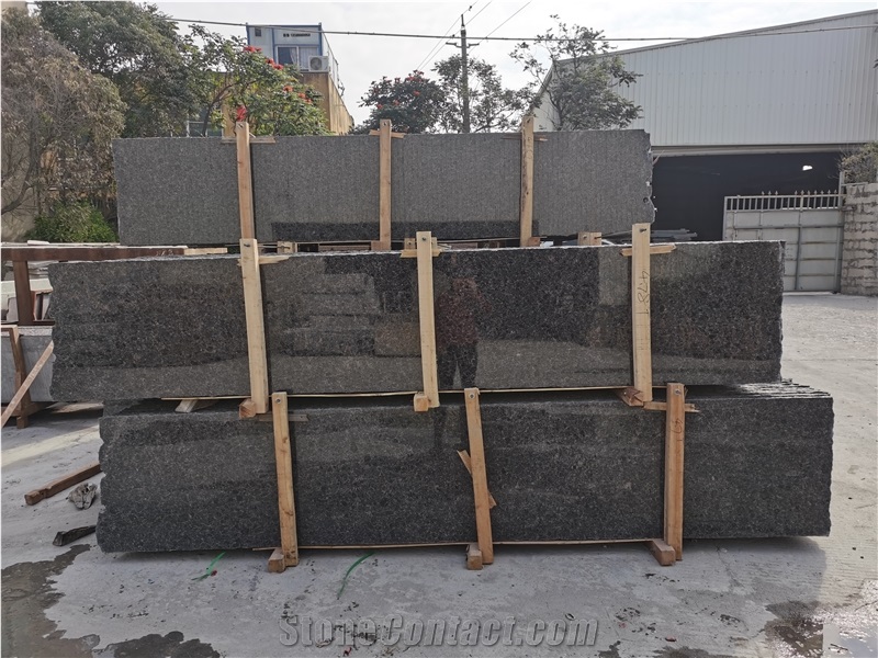 Tan Blue Granite Slabs & Floor Tiles