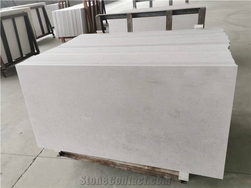 White Travertine Floor Tiles Continuous Supply From Stock