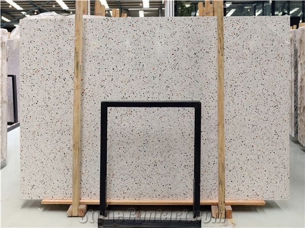 DXW201 Spring Garden Terrazzo White Big Slab Tile