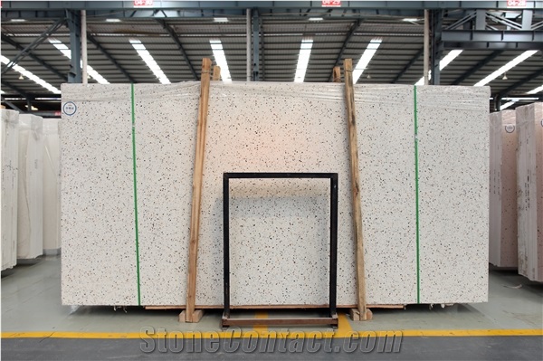 DXW201 Spring Garden Terrazzo White Big Slab Tile