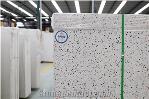 DXW201 Spring Garden Terrazzo White Big Slab Tile