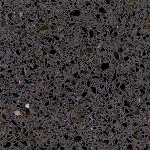 DXW209 Misty Rain Terrazzo Nature Aggregate Tile