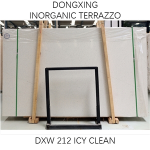 DXW212 Pure White Terrazzo Nature Aggregate Tile