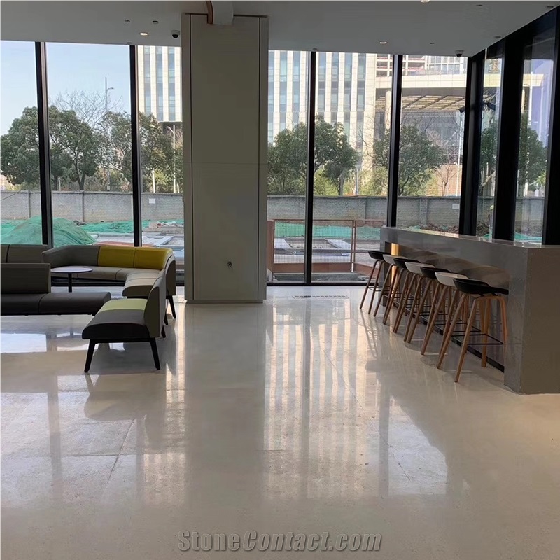 DXW212 Pure White Terrazzo Nature Aggregate Tile