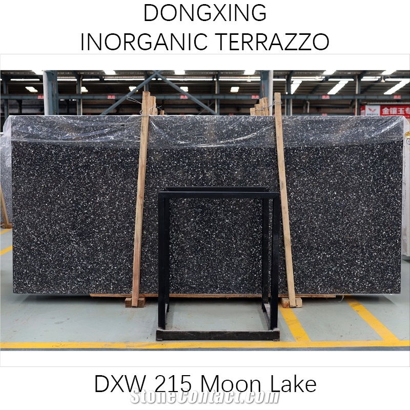 DXW215 Autumn Moon Terrazzo Black Artificial Stone