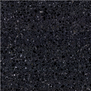DXW216 Ink Black Terrazzo Artificial Stone