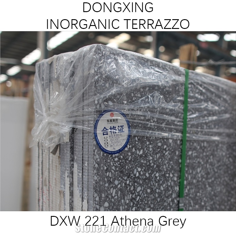DXW221 Athena Grey Terrazzo Artificial Stone