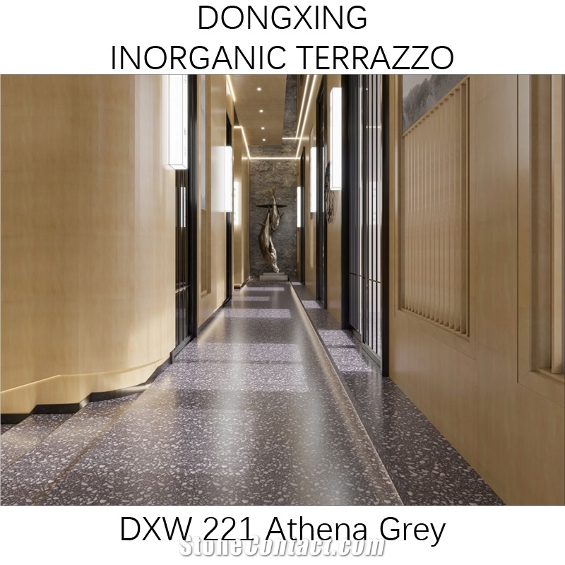 DXW221 Athena Grey Terrazzo Artificial Stone