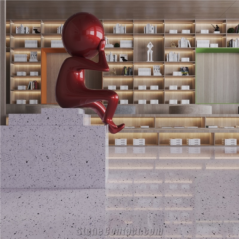 DXW224 Blue Planet Terrazzo Inorganic Precast Terrazzo