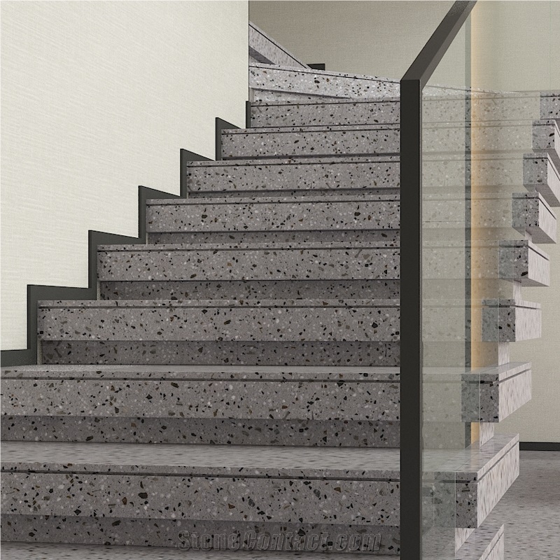 DXW227 Arabic Grey Terrazzo Artificial Stone