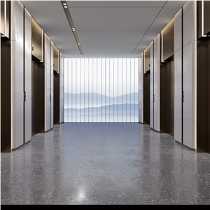 DXW232 Changzhou Grey Stone Sculpture Cement Terrazzo