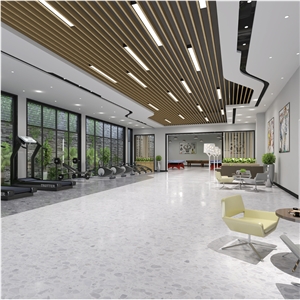 DXW301A Alps White Terrazzo Artificial Polished Terrazzo