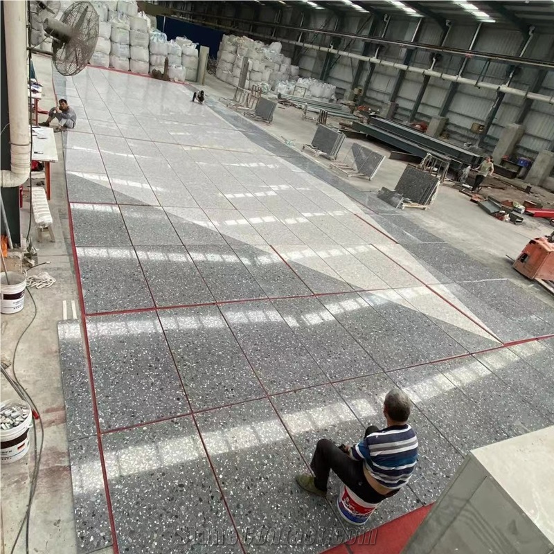 DXW304 Custer Grey Artificial Stone Precast Terrazzo