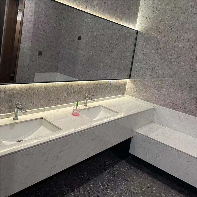 DXW304 Custer Grey Artificial Stone Precast Terrazzo