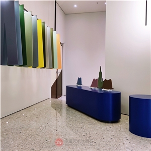 DXW501 Yabo White Jade Terrazzo Inorganic Terrazzo