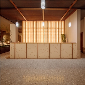 DXW501 Yabo White Jade Terrazzo Inorganic Terrazzo