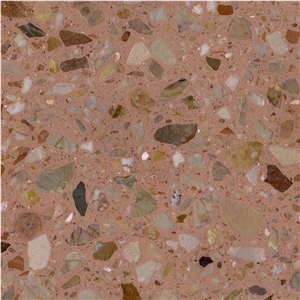DXW504 Golden Dream Terrazzo Artificial Stone