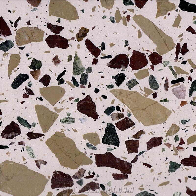 DXW506 Pastoral Song Terrazzo Nature Aggregate Tile