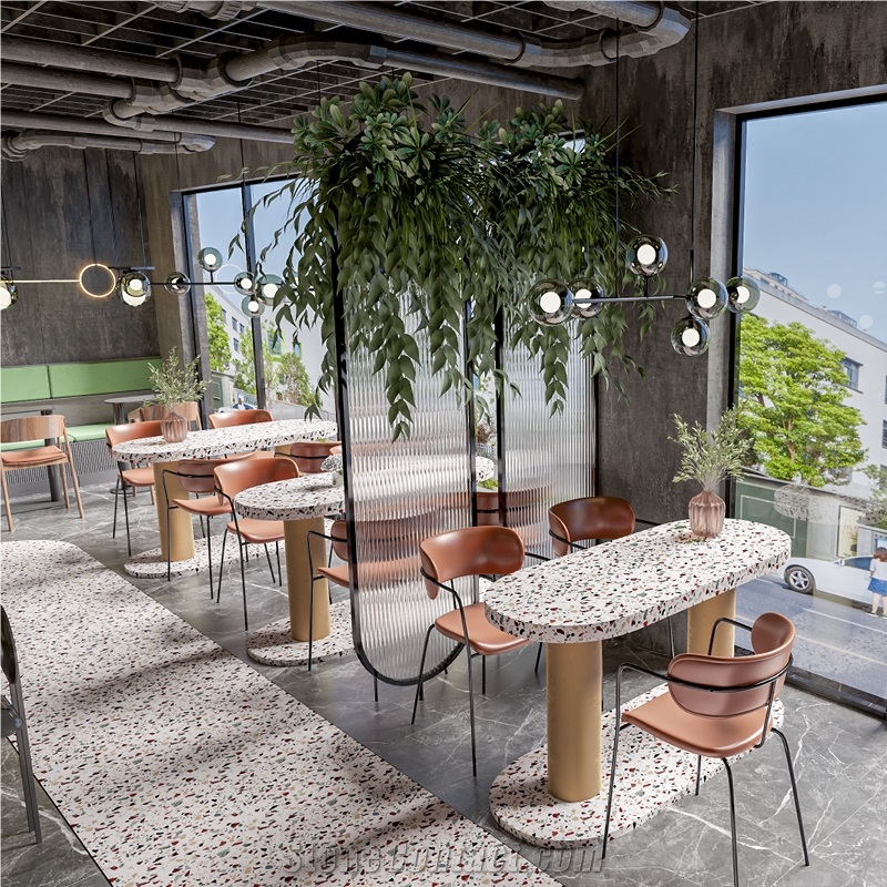 DXW506 Pastoral Song Terrazzo Nature Aggregate Tile