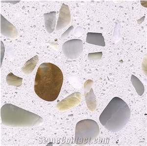 DXW508 Colorful Terrazzo Inorganic Terrazzo Kitchen Floor