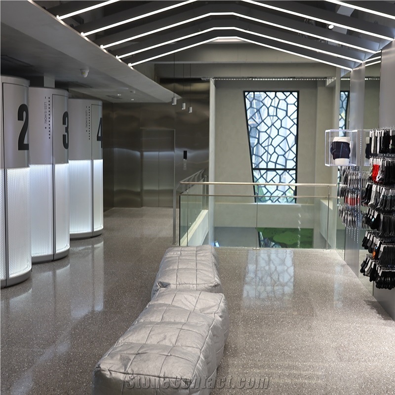 DXW511 Lilanz Dark Gray Terrazzo Wall Floor Tile