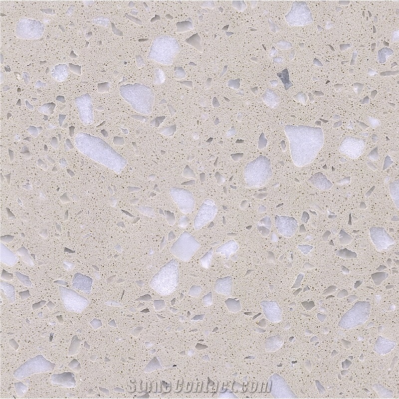 DXW601A Tianshan Twilight Snow Terrazzo Artificial Stone