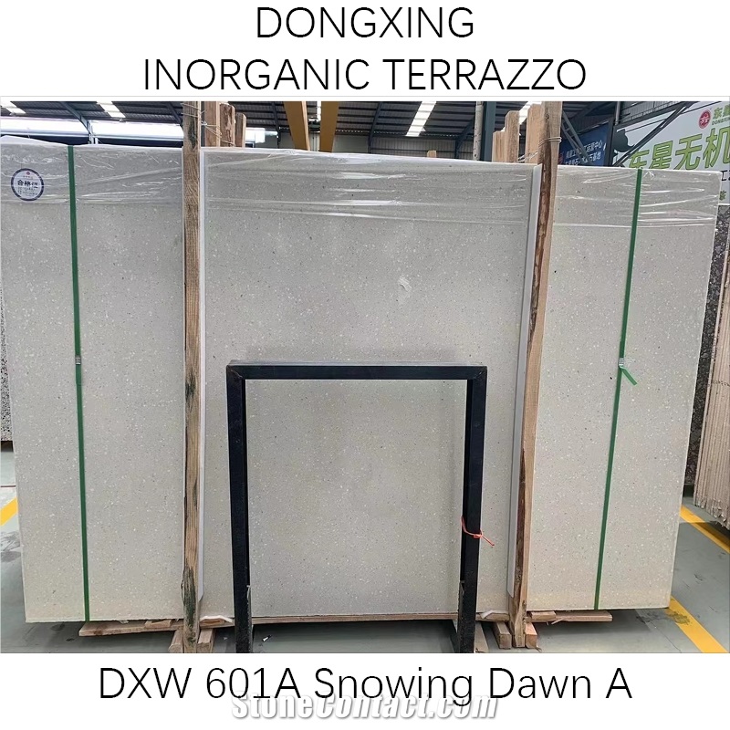 DXW601A Tianshan Twilight Snow Terrazzo Artificial Stone